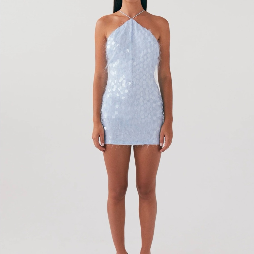 Peppermayo Light Blue Mini Dress